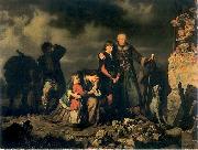 Louis Leopold  Boilly Placz na pogorzelisku po napadzie Tatarow Spain oil painting artist